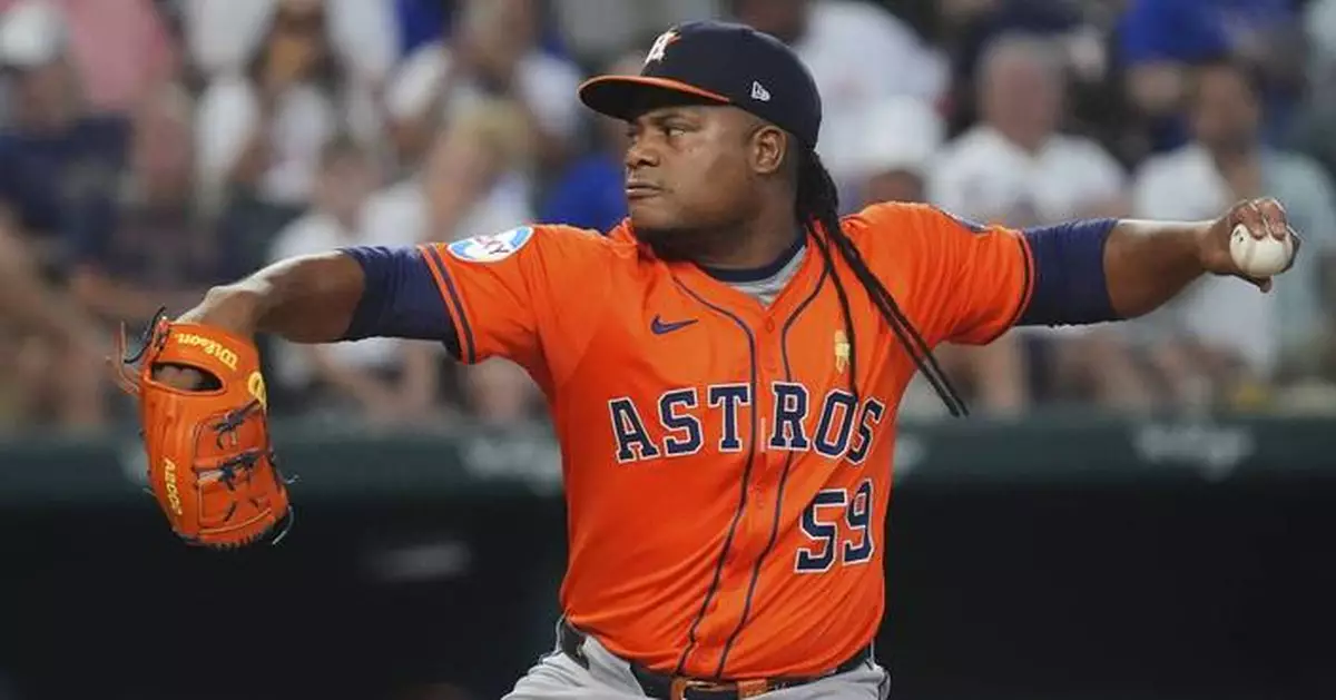 Astros' Framber Valdez focuses on keeping cool in 1st start since pitch that hit catcher