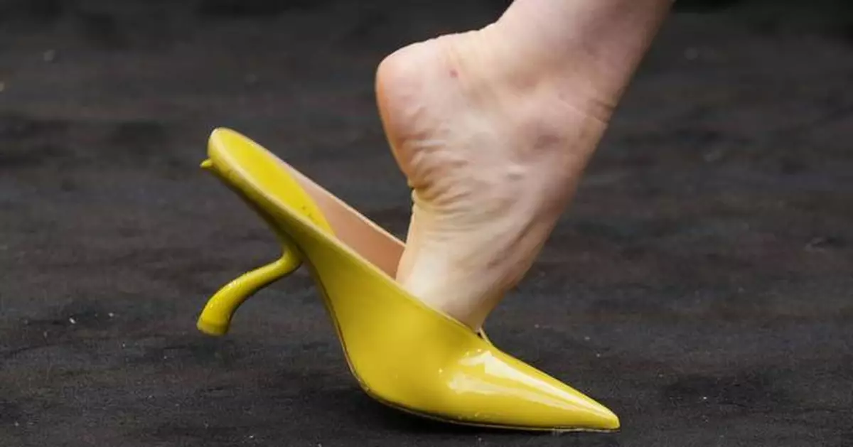 Ferragamo's chartreuse bags and shoes pop against 1920s- inspired co-ed collection