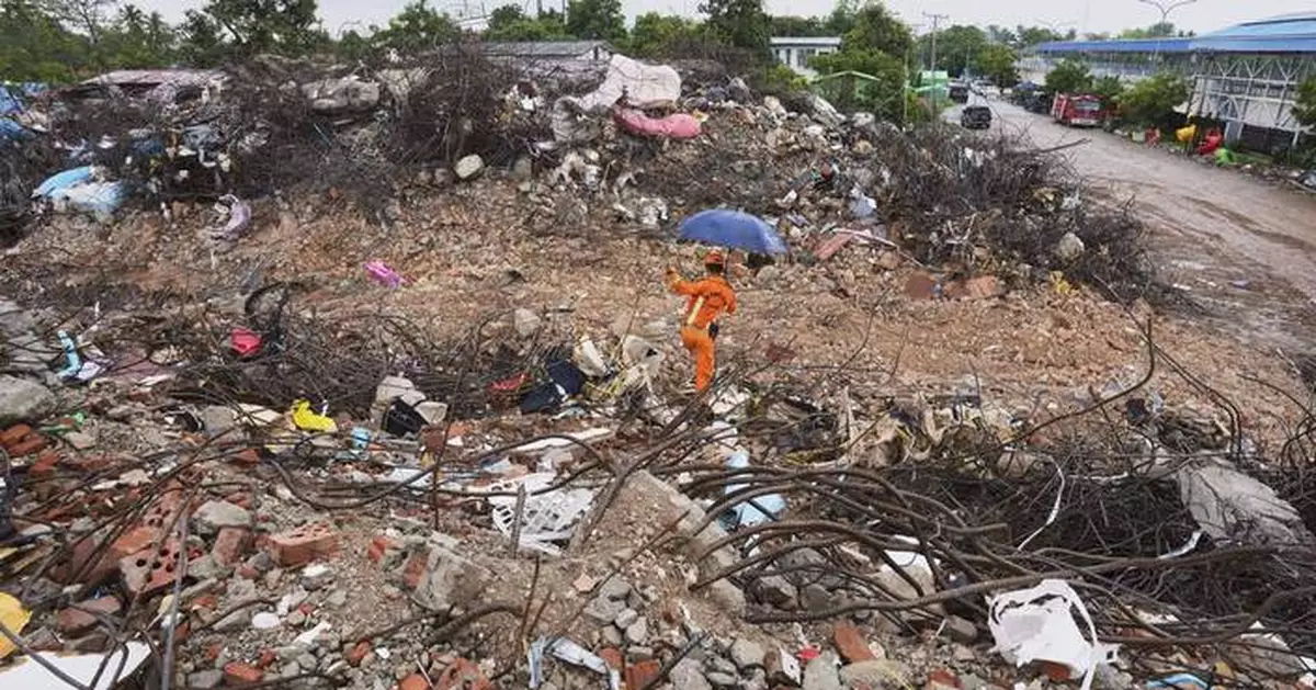AP visit to Myanmar highlights its struggle to rebuild after an earthquake while a civil war rages