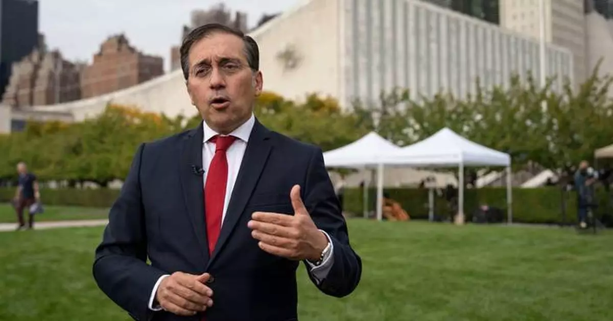 Spain's top diplomat dismisses Israeli leader's vow of no Palestinian state, saying it will happen
