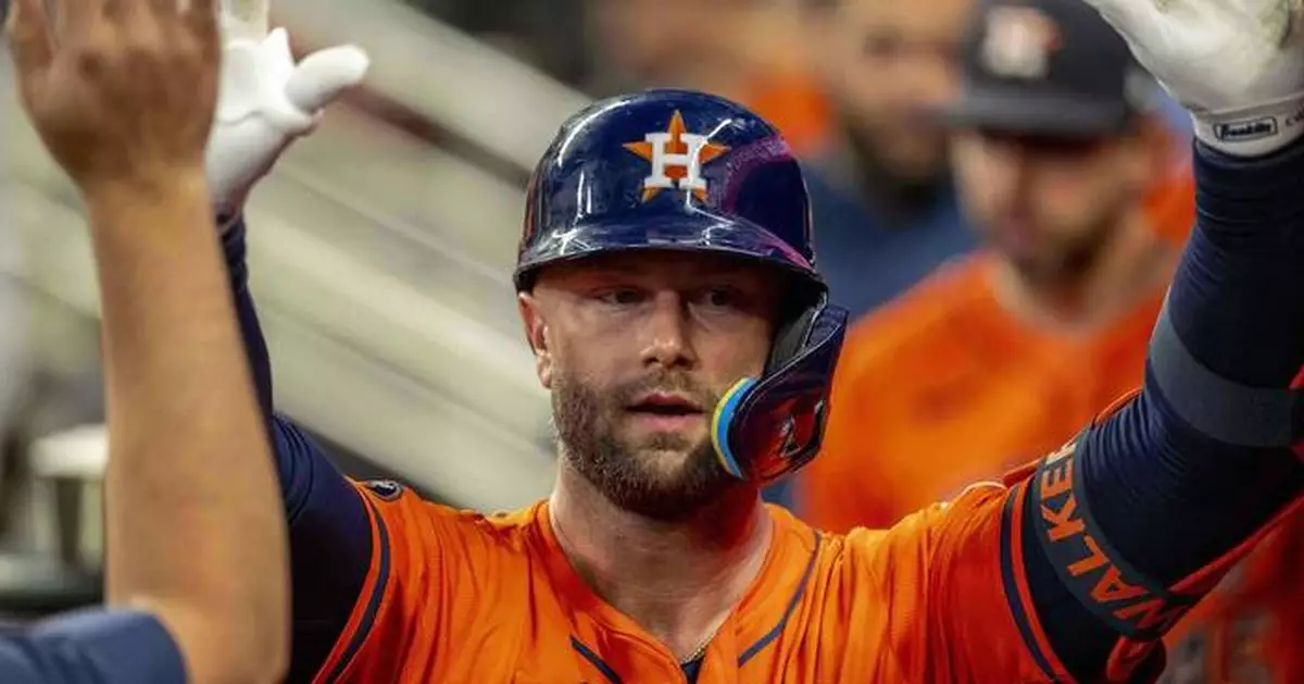 Brown shines again and Walker hits 2-run homer as Astros start strong and beat Braves 6-2