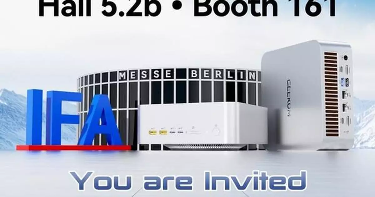 GEEKOM to Unveil World's Most Powerful AI Mini PC at IFA 2025
