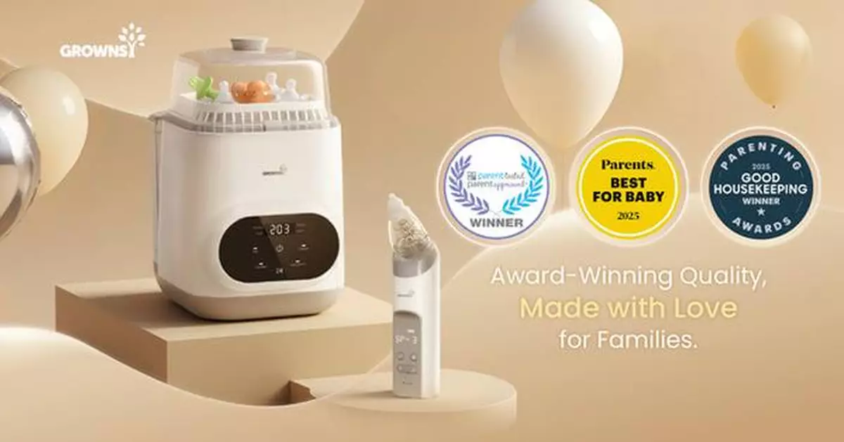 GROWNSY Wins 2025 Top Parenting Awards from Good Housekeeping, Parents, and PTPA