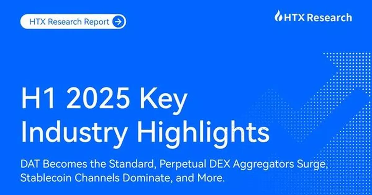 HTX Research: Crypto Industry Flourishes in H1 2025, with TRON and HTX Driving Dual Momentum