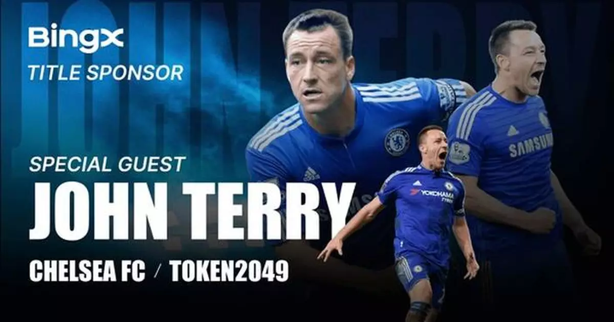 BingX to Headline TOKEN2049 Singapore 2025 as Title Sponsor with Special Guest Chelsea FC Legend John Terry