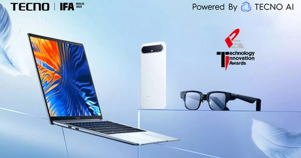 TECNO Wins Three Global Product Innovation Technology Awards at IFA 2025 for TECNO Slim, MEGABOOK S14, and AI Glasses Series