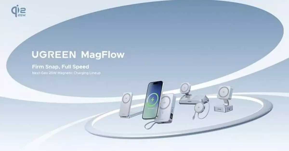 UGREEN Launches New MagFlow Qi2 25W Lineup, Pioneering a New Era of Faster Magnetic Charging