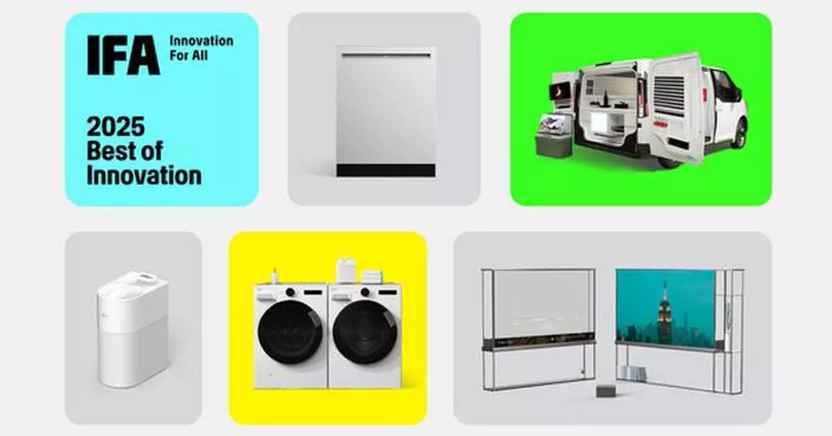 LG WINS MULTIPLE HONORS AT INAUGURAL IFA 2025 INNOVATION AWARDS