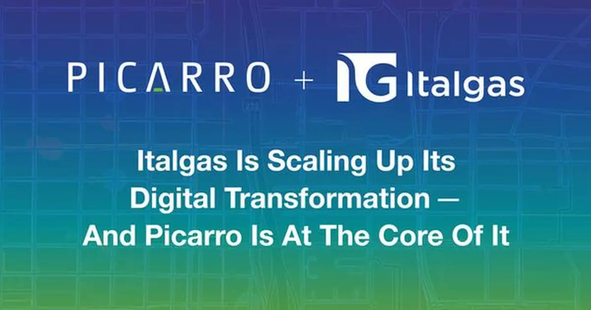 Italgas Expands Use of Picarro Network Intelligence Solutions Following Acquisition of 2i Rete Gas
