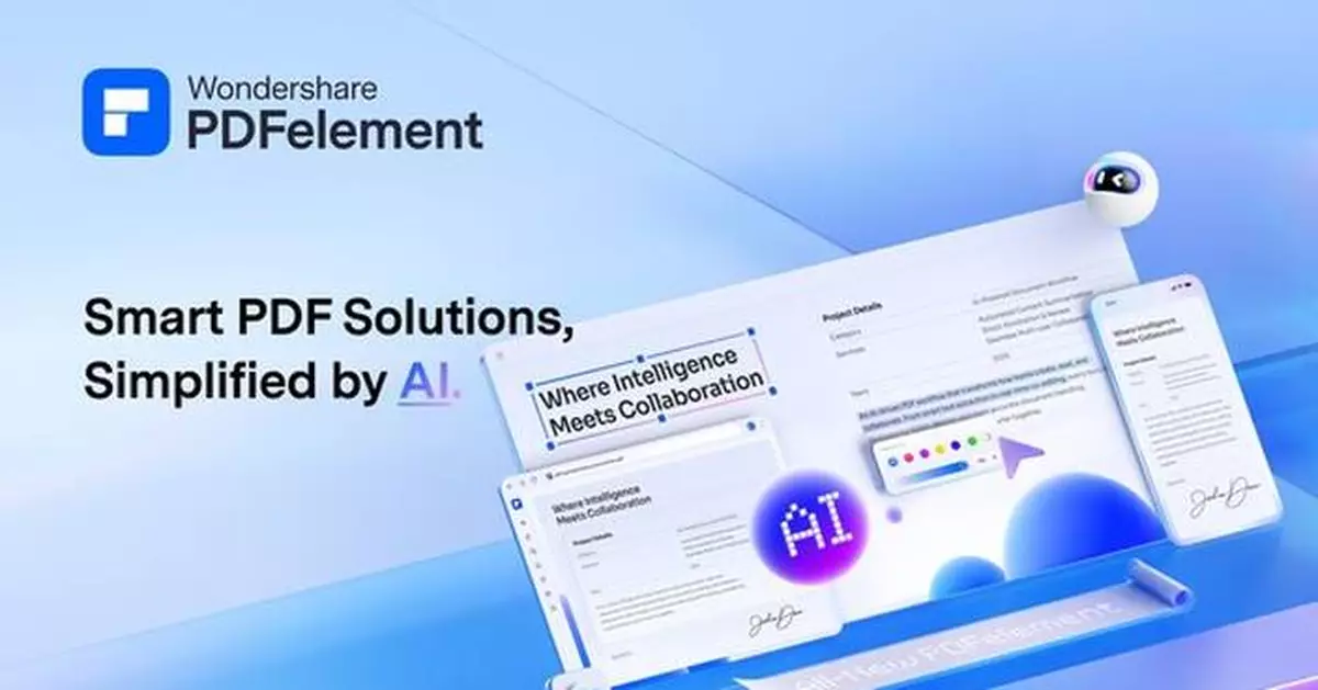 Wondershare Launches PDFelement V12, Integrating Advanced AI to Redefine PDF Productivity