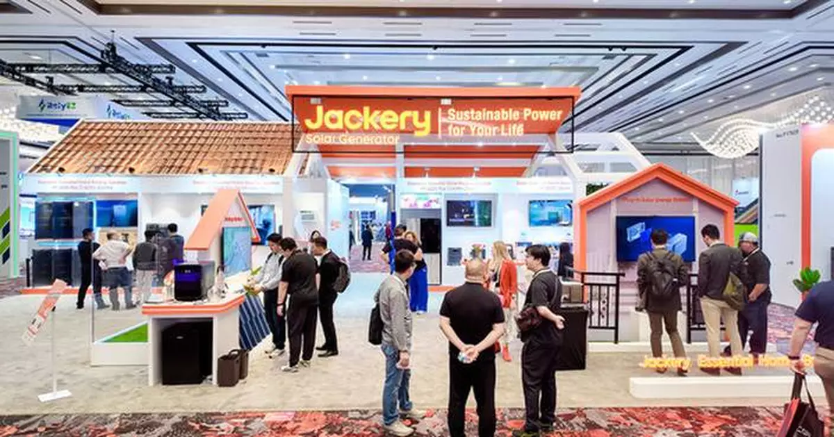 Jackery Makes Waves at RE+ 2025 with Flagship Launch and Essential Home Backup Lineup Showcase
