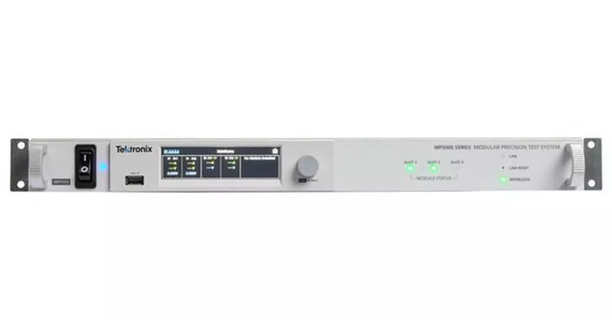 Tektronix redefines automated test with the MP5000 Series modular precision test system