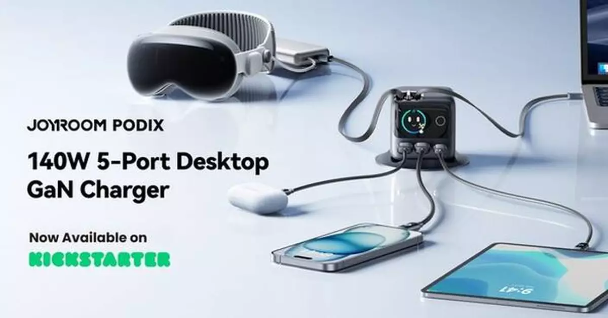 JOYROOM PODIX: The First Tri-Magnetic 140W 5-in-1 Charging Station