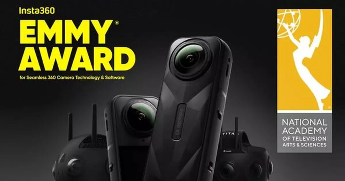 Insta360 Wins Emmy® Award for Innovative 360 Camera Technology and Seamless Software