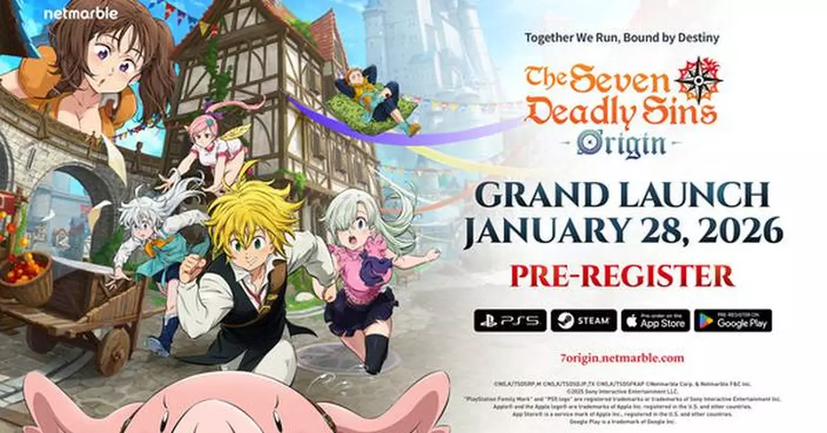 NETMARBLE'S OPEN-WORLD RPG, THE SEVEN DEADLY SINS: ORIGIN, SET FOR GLOBAL RELEASE IN JANUARY 2026