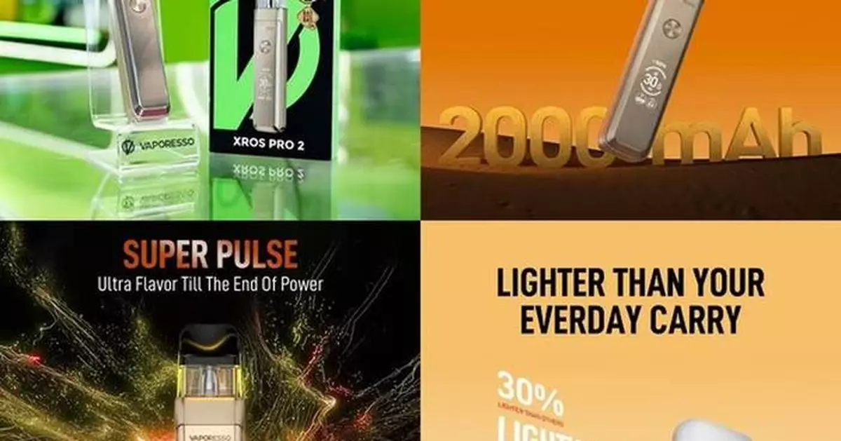 VAPORESSO Launches XROS PRO 2 at InterTabac 2025, Redefining the Flagship Standard