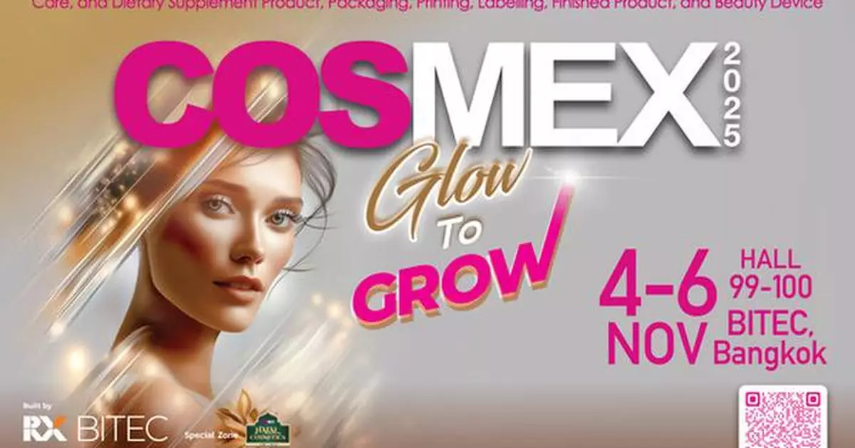 Beauty and Well-being Businesses Looking to Expand Product Portfolio Will Be Charmed by Thai Beauty Products at COSMEX 2025