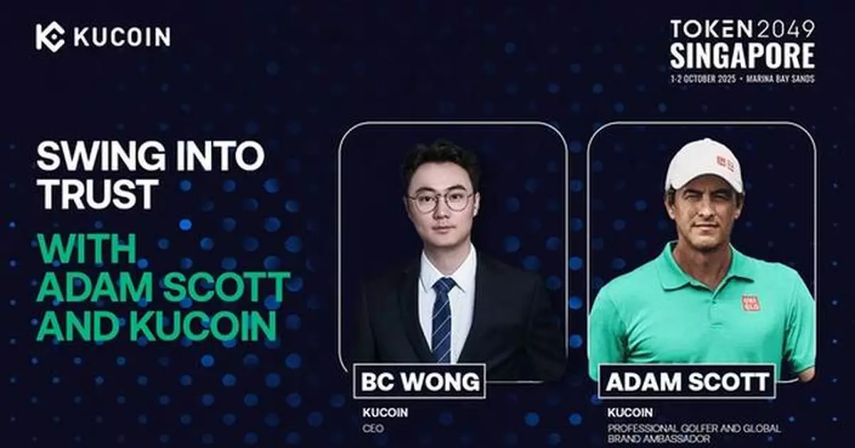 Swing Into Trust with Adam Scott and KuCoin at TOKEN2049 Singapore, Highlighting Trust and Innovation in Crypto