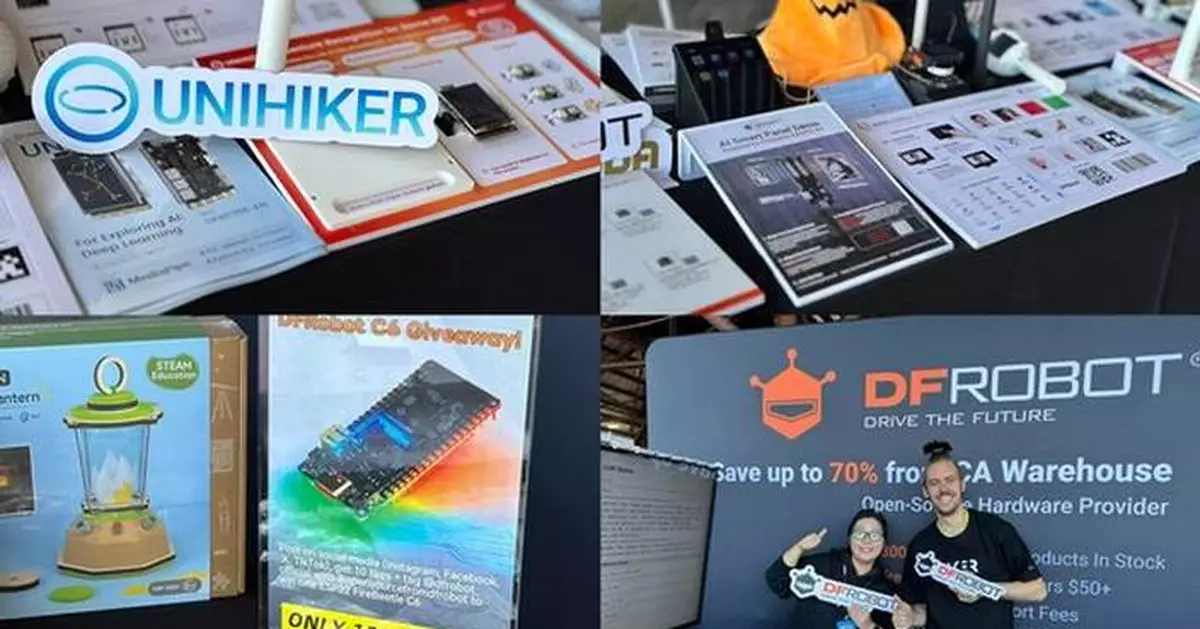 DFRobot Ignites Hands-On Innovation at 2025 Maker Faire Bay Area, Making AI and Tech Fun &amp; Accessible.