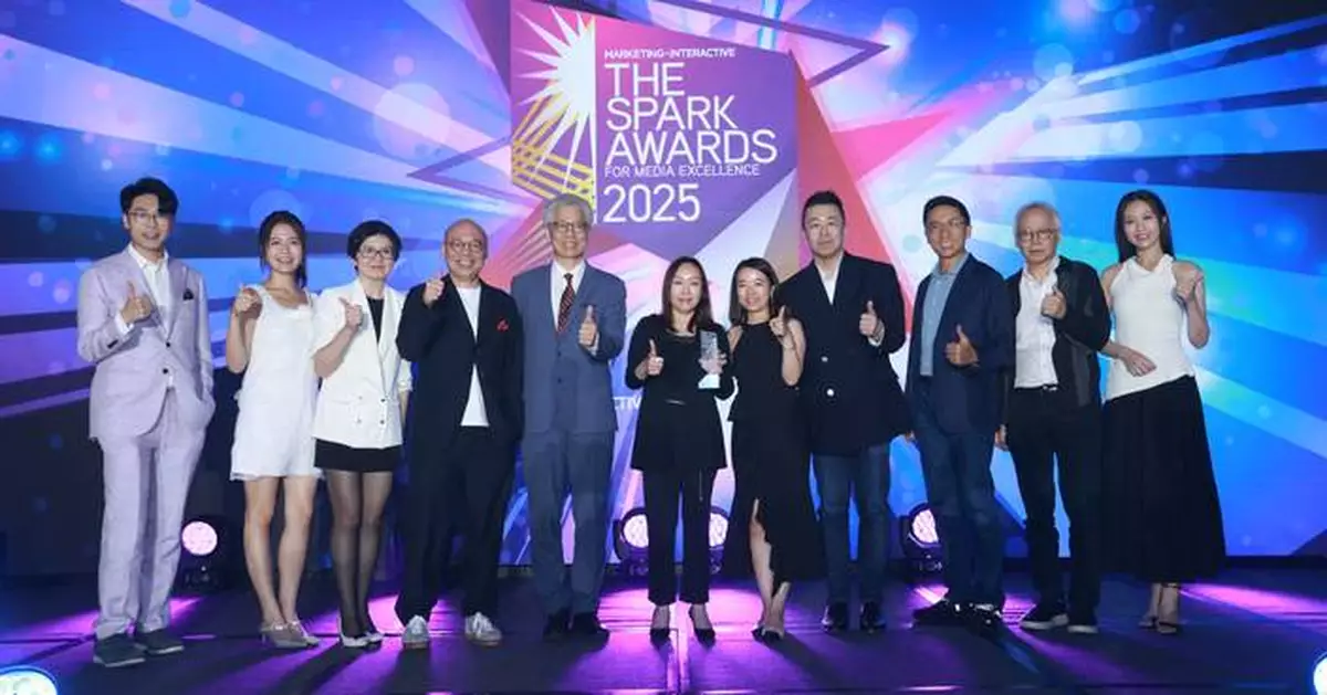 TVB teamed up with two top-tier banks to win 11 awards at the Spark Awards 2025 Honoured as "Media of the Year", underscoring its impact in marketing