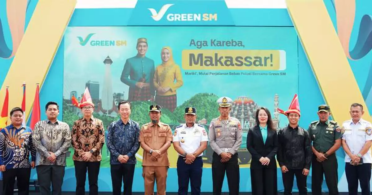 Green SM officially launches electric taxi services in Makassar