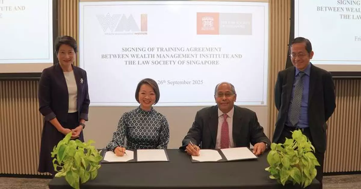 WMI and Law Society of Singapore Launch Certification Targeting 6,500 Lawyers to Support Family Office Sector Growth