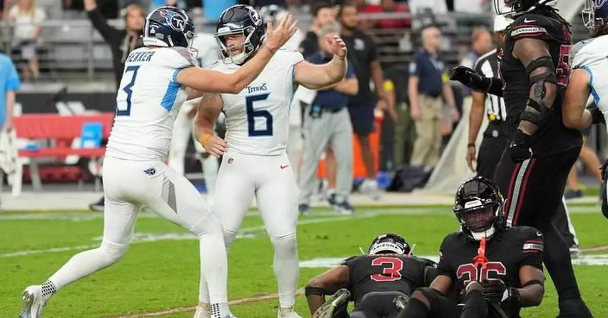 Titans visit Raiders seeking back-to-back wins for first time since 2022