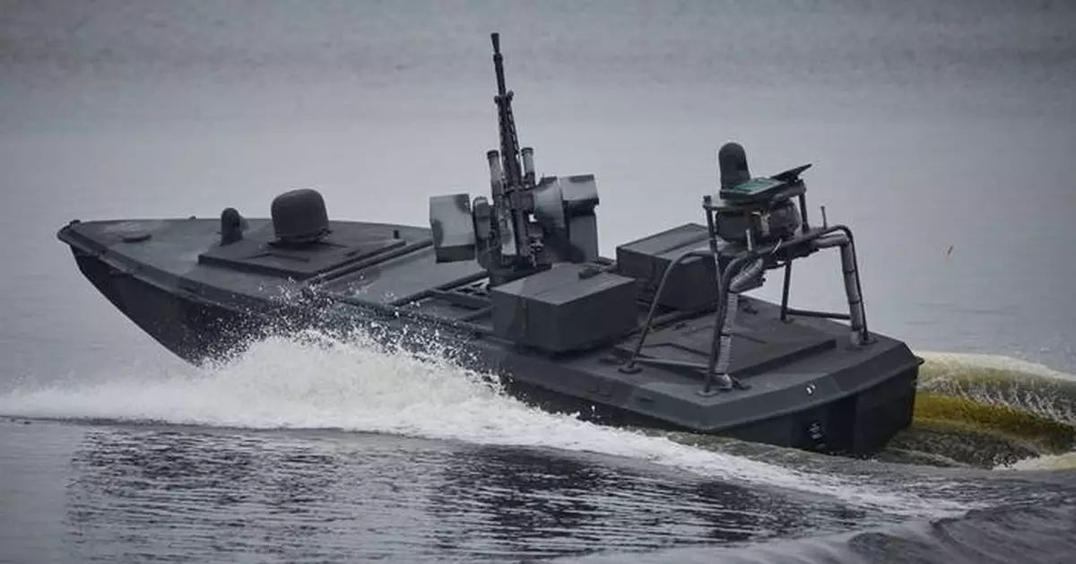 Ukraine unveils upgraded sea drone it says can strike anywhere in the Black Sea