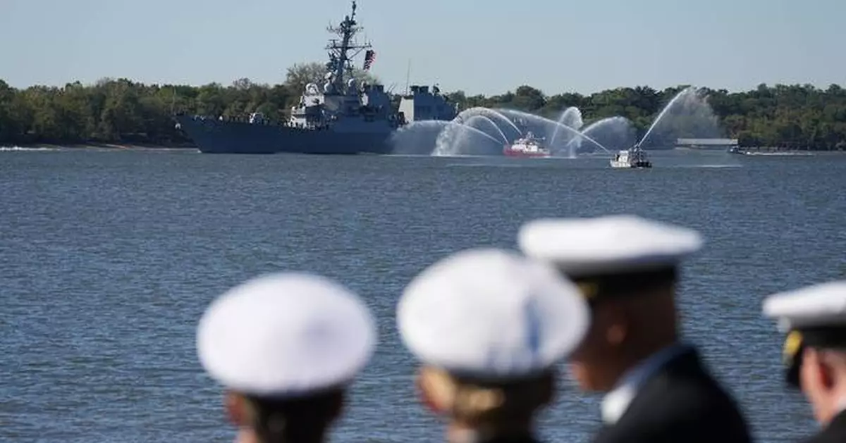 Ship parade kicks off events celebrating 250 years of the US Navy and Marine Corps
