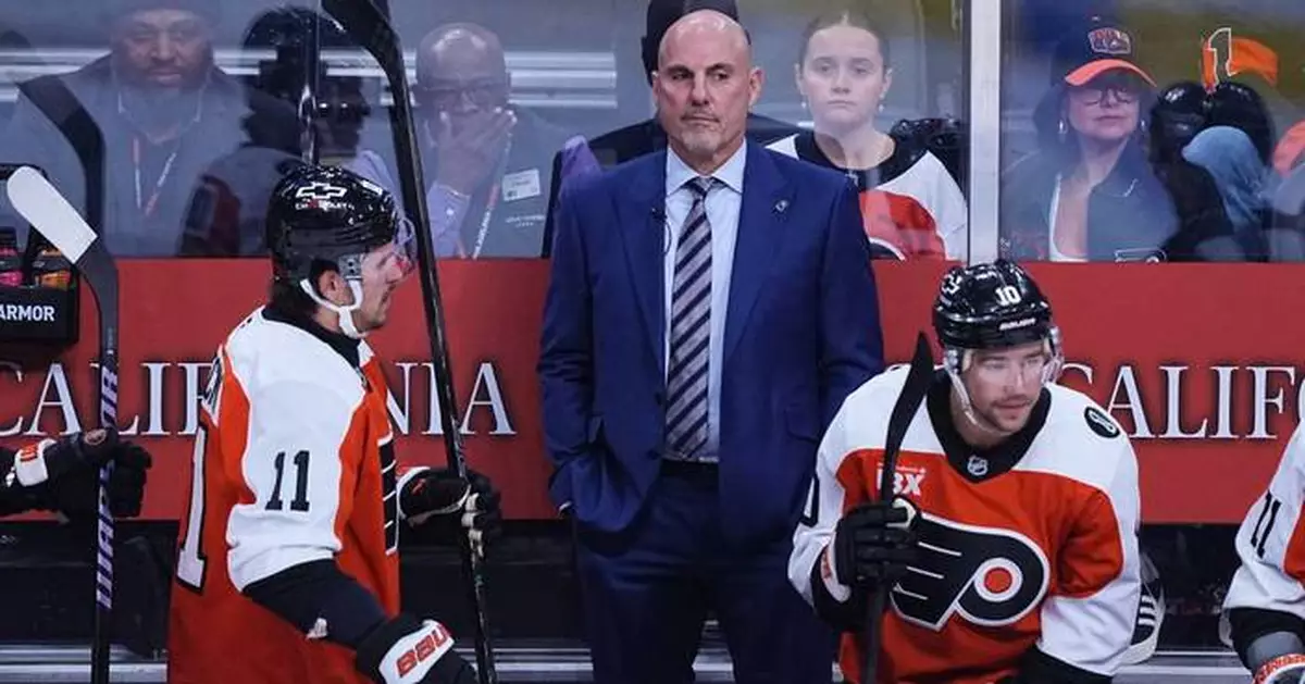 Couturier scores twice and secures Flyers' 5-2 win over Panthers in Tocchet's home coaching debut