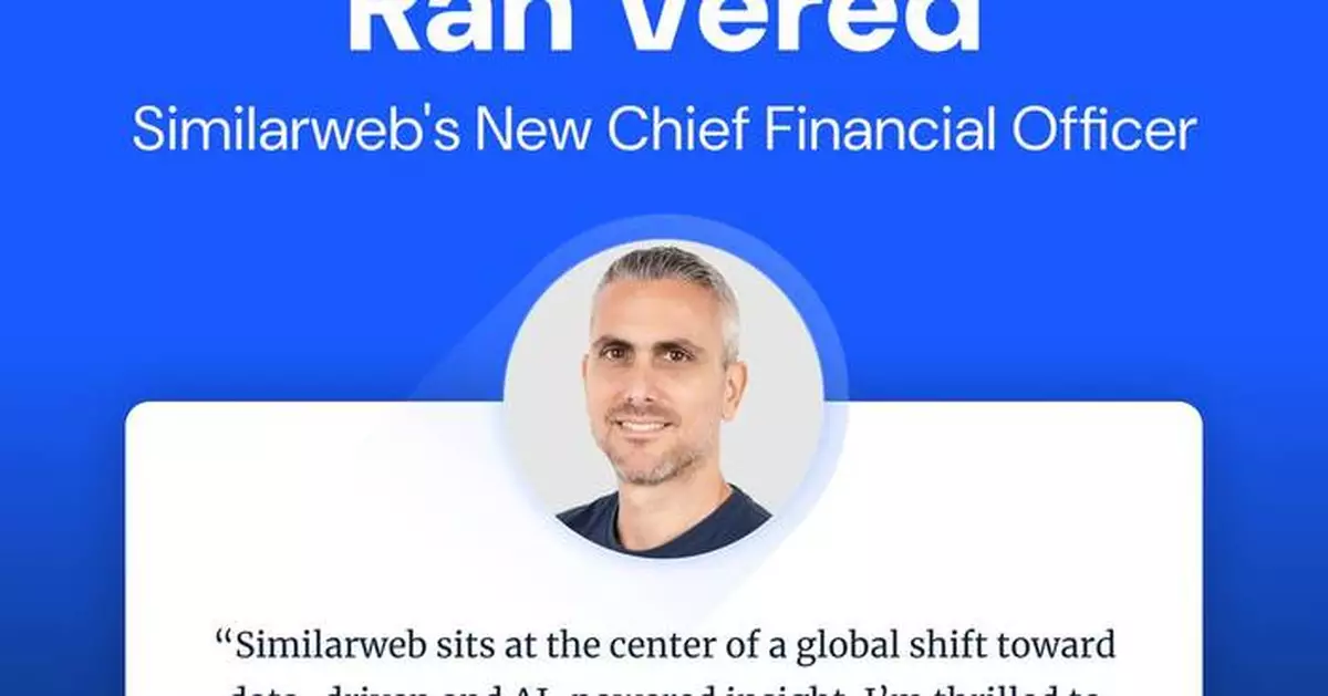 Similarweb Names Ran Vered Chief Financial Officer