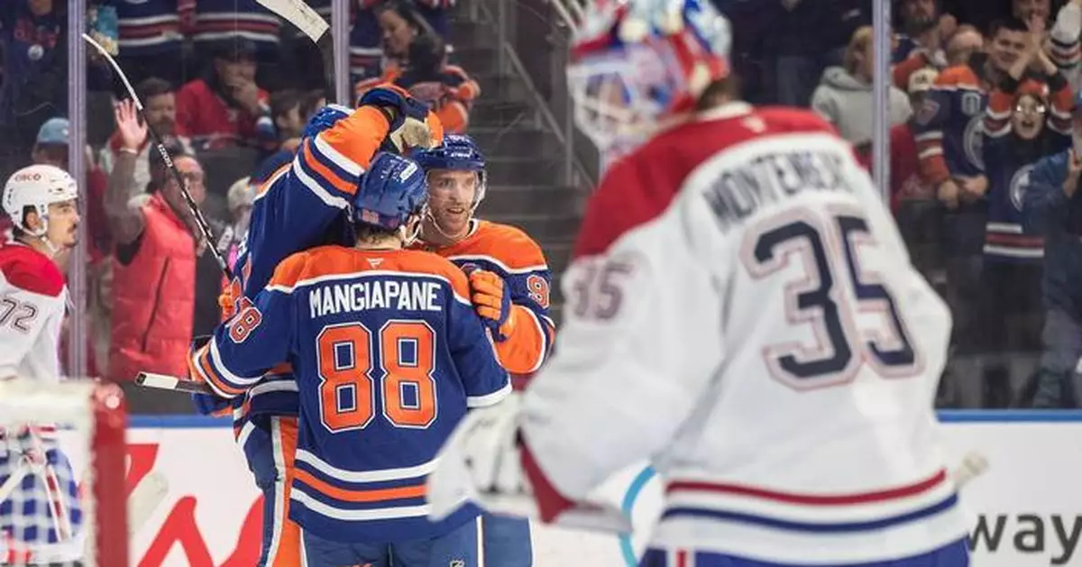 Podkolzin breaks tie with 1:09 left, Oilers rally to beat the Canadiens 6-5