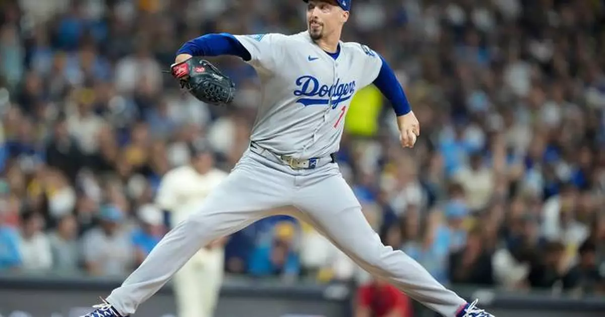Snell spectacular and Dodgers barely hold on in 9th to beat Brewers 2-1 in NLCS opener