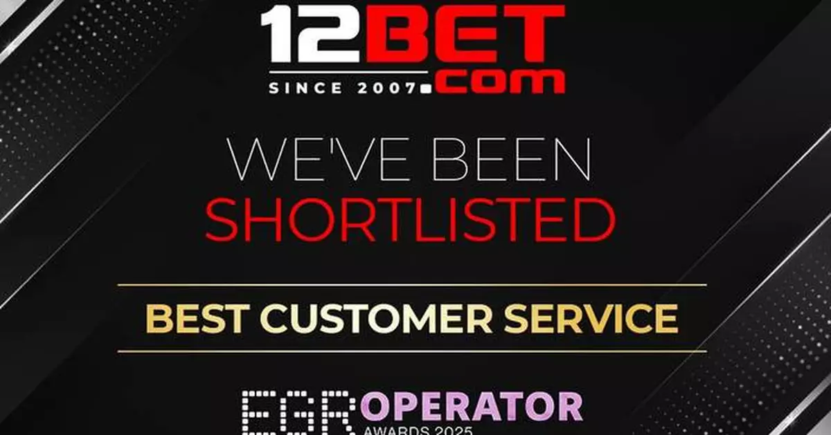 Com enfoque centrado no cliente, 12BET é selecionada como empresa de Melhor Atendimento ao Cliente no EGR Operator Awards