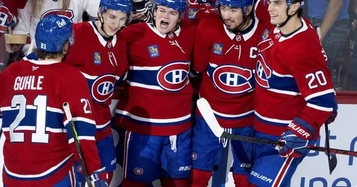 Caufield scores his 2nd goal of the game in OT, gives Canadiens a 5-4 win over the Kraken