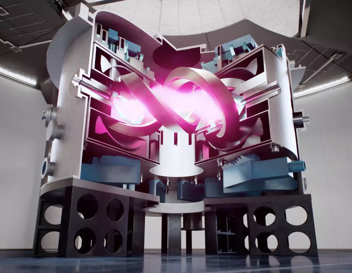 Conceptual rendering of Helix KANATA, Helical Fusion’s first commercial fusion power plant planned for the 2030s