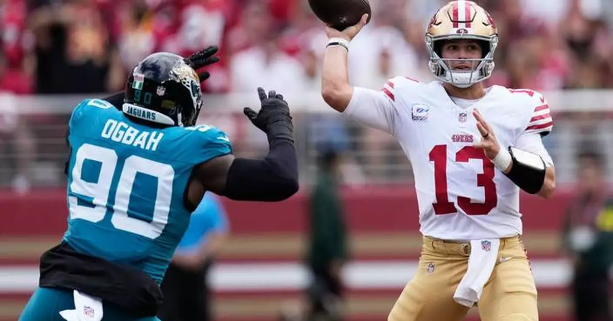 49ers' Brock Purdy hopeful to play against Rams despite toe injury