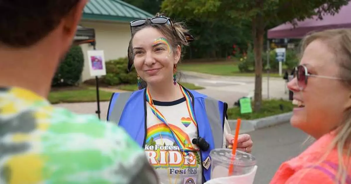 Rainbows but also clouds as NC town hosts Pride Fest amid Trump administration's anti-trans push