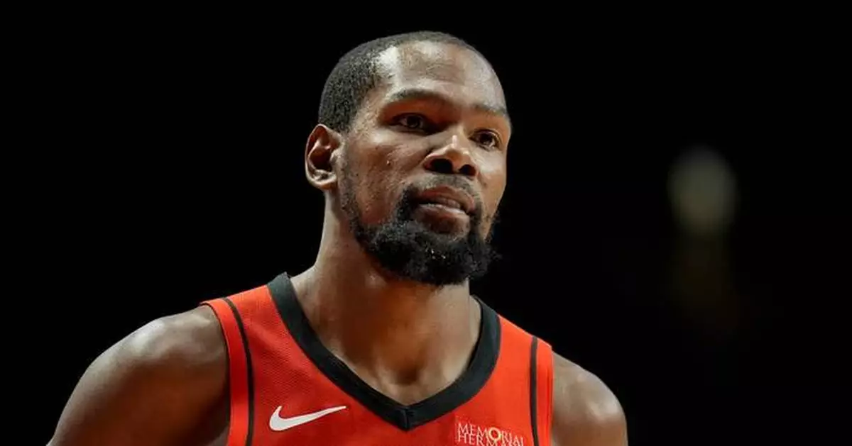 Kevin Durant agrees to 2-year extension with Rockets through 2027-28 season