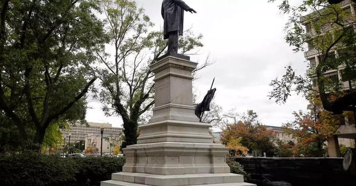 A Confederate statue is restored as part of Trump's efforts to reshape how history is told