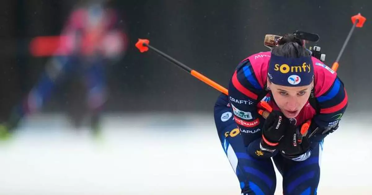 French biathlon star Julia Simon handed 3-month suspended sentence for stealing money from teammate