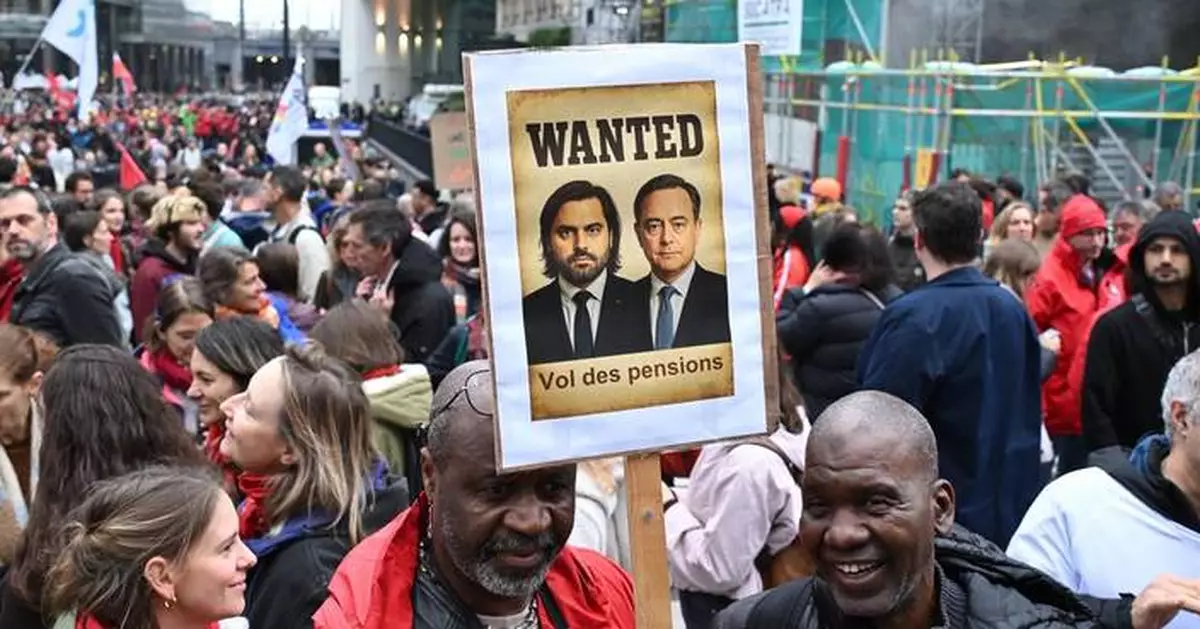 Police fire tear gas at Brussels protest against austerity measures