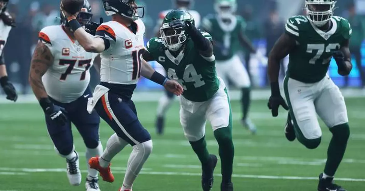 NY Jets get their first takeaway of the season on Broncos' first drive in London