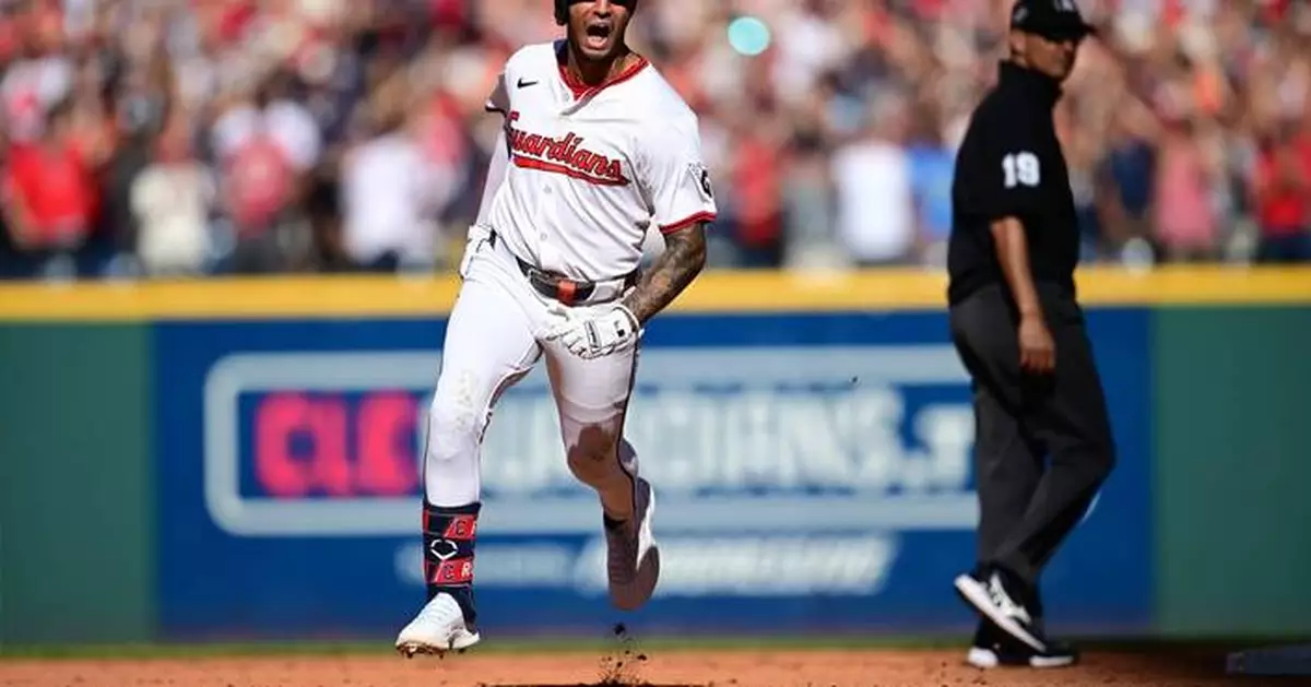 Rocchio, Naylor power 5-run eighth inning as Guardians beat Tigers 6-1 to even AL Wild Card Series