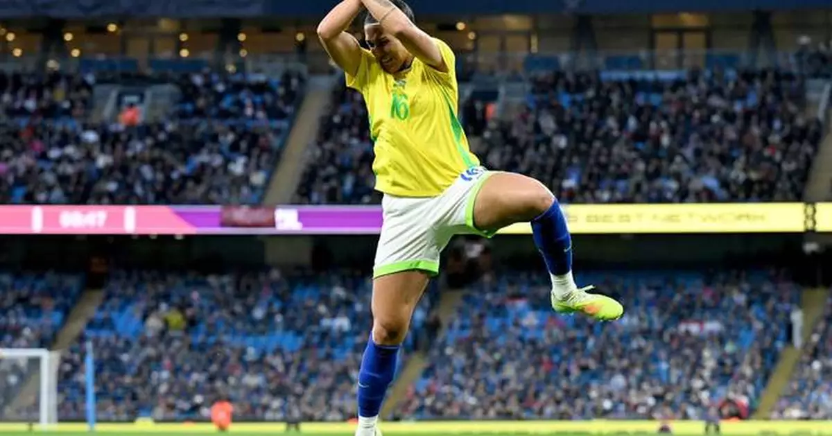 Brazil beats women's European champions England 2-1 in a friendly