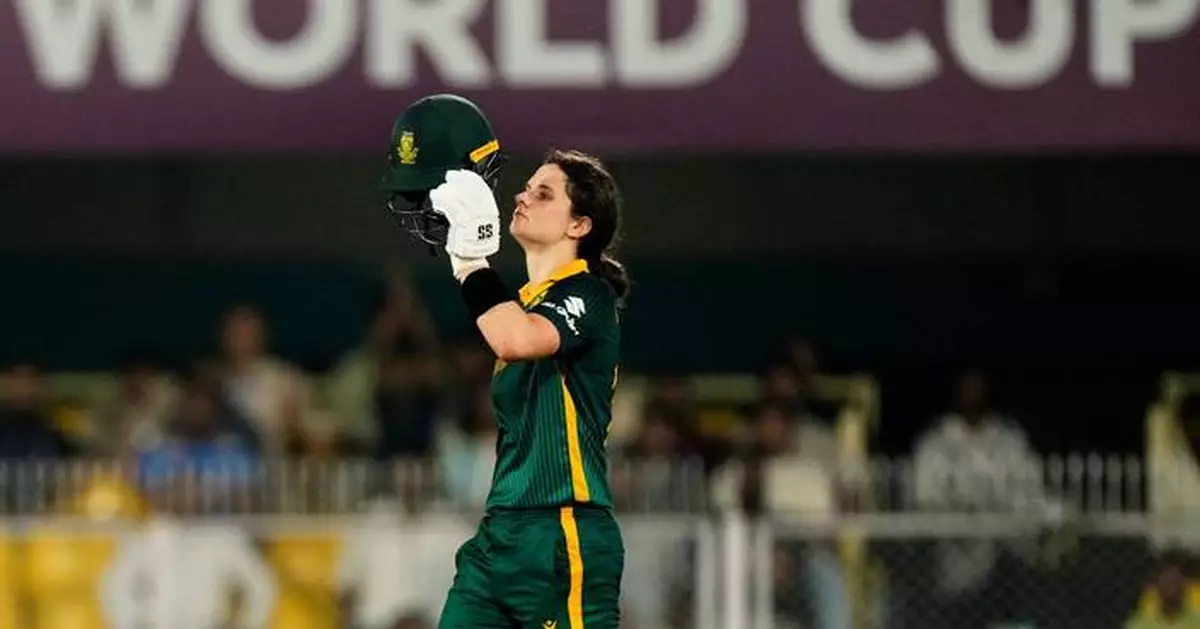 Wolvaardt’s 169 helps South Africa crush 4-time champion England in Women’s Cricket World Cup semis