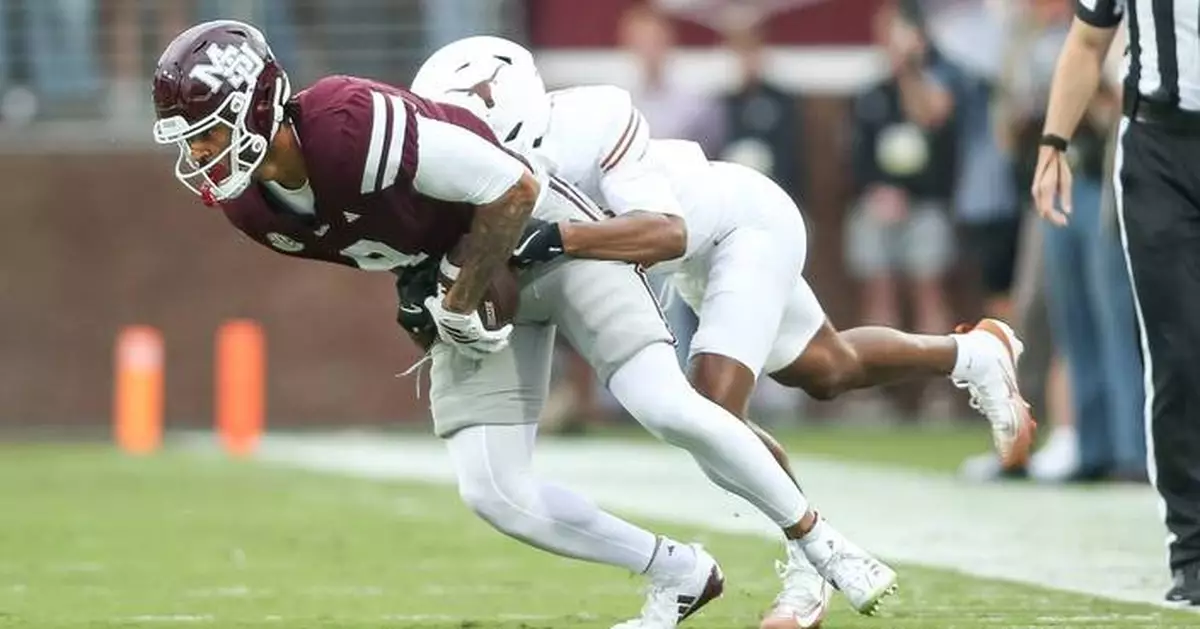 No. 22 Texas beats Mississippi State 45-38 in overtime