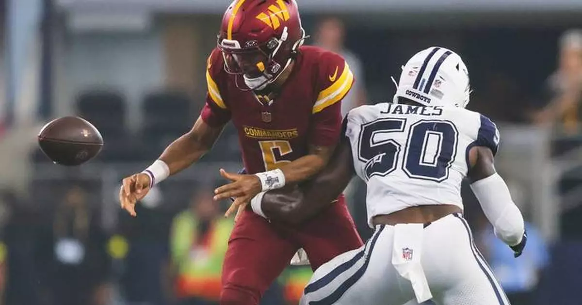 Commanders QB Jayden Daniels will have MRI after hamstring injury in loss to Cowboys