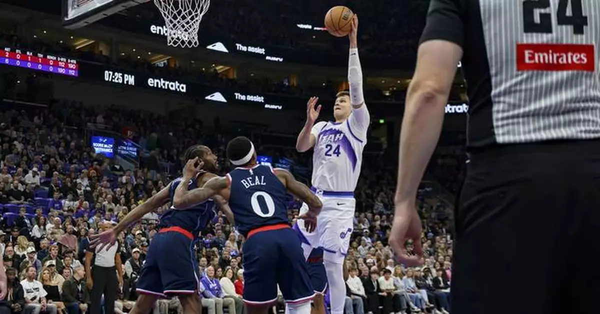 Kessler scores 22 points to lead Jazz past Clippers 129-108