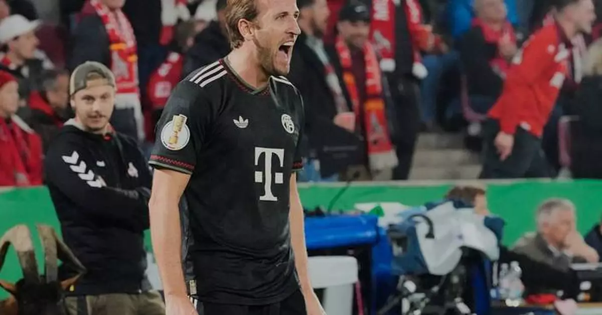 Bayern racks up its 14th win in a row as Harry Kane scores twice to beat Cologne